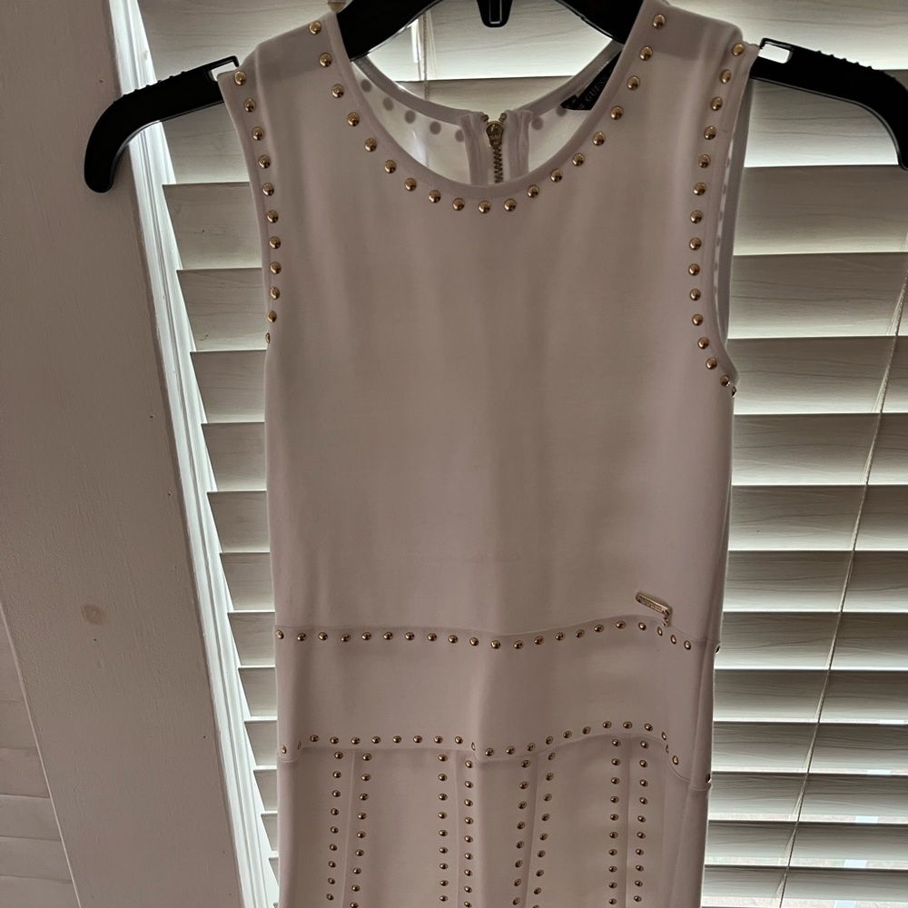 Guess White & Gold party dress